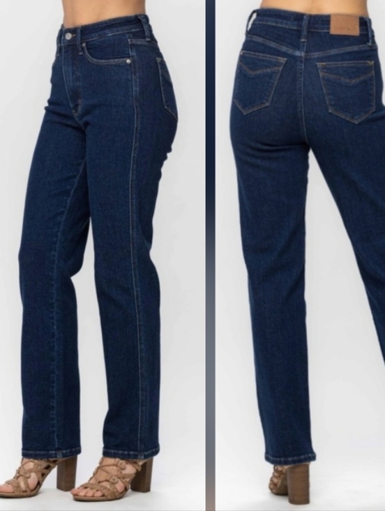 Judy Blue Denim - Judy Blue Straight Leg Highrise Tummy Control Jeans